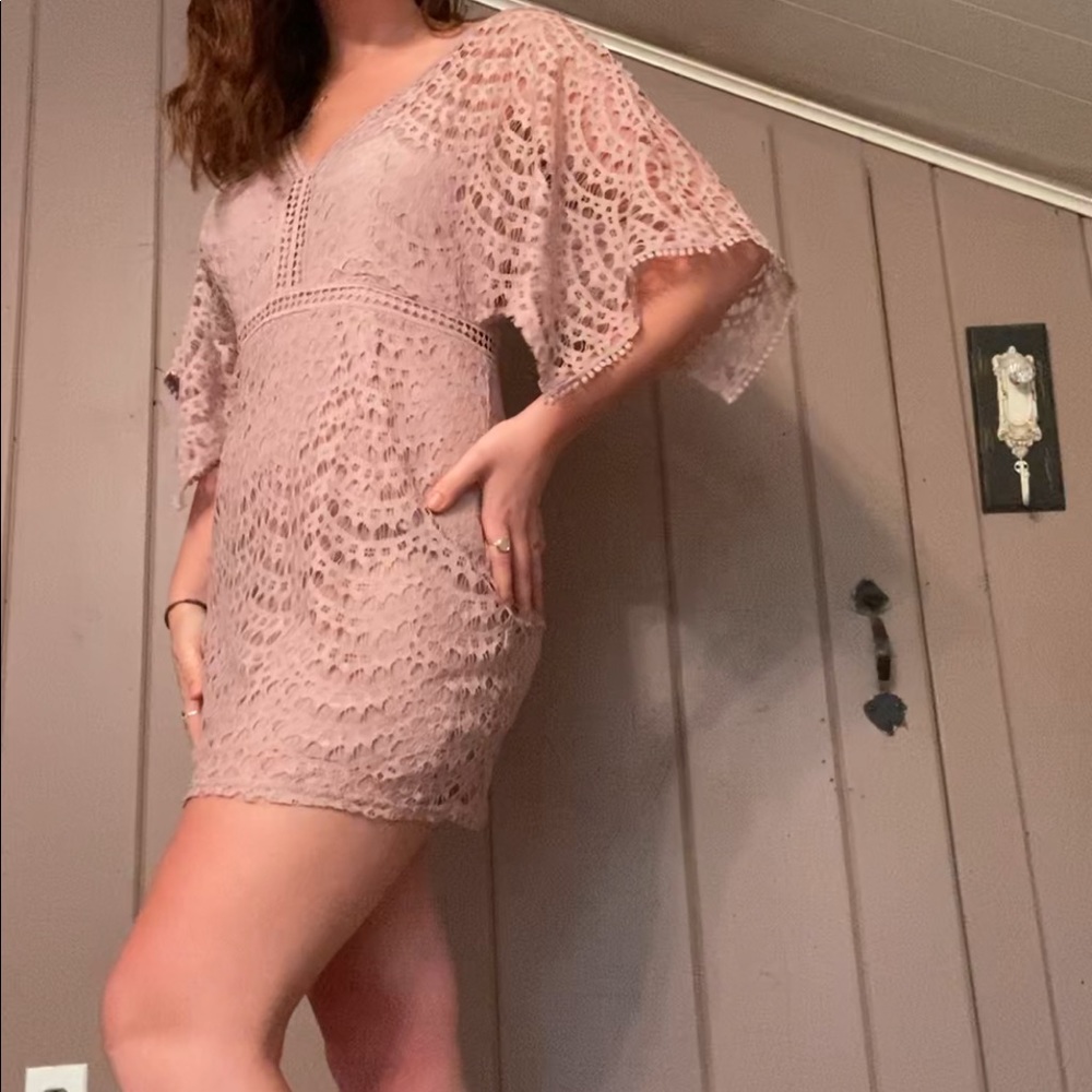 Pink dress